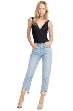 Austin Lace Bodysuit -Outlet Cozi Luxe Store ACT15295 BLACK 1