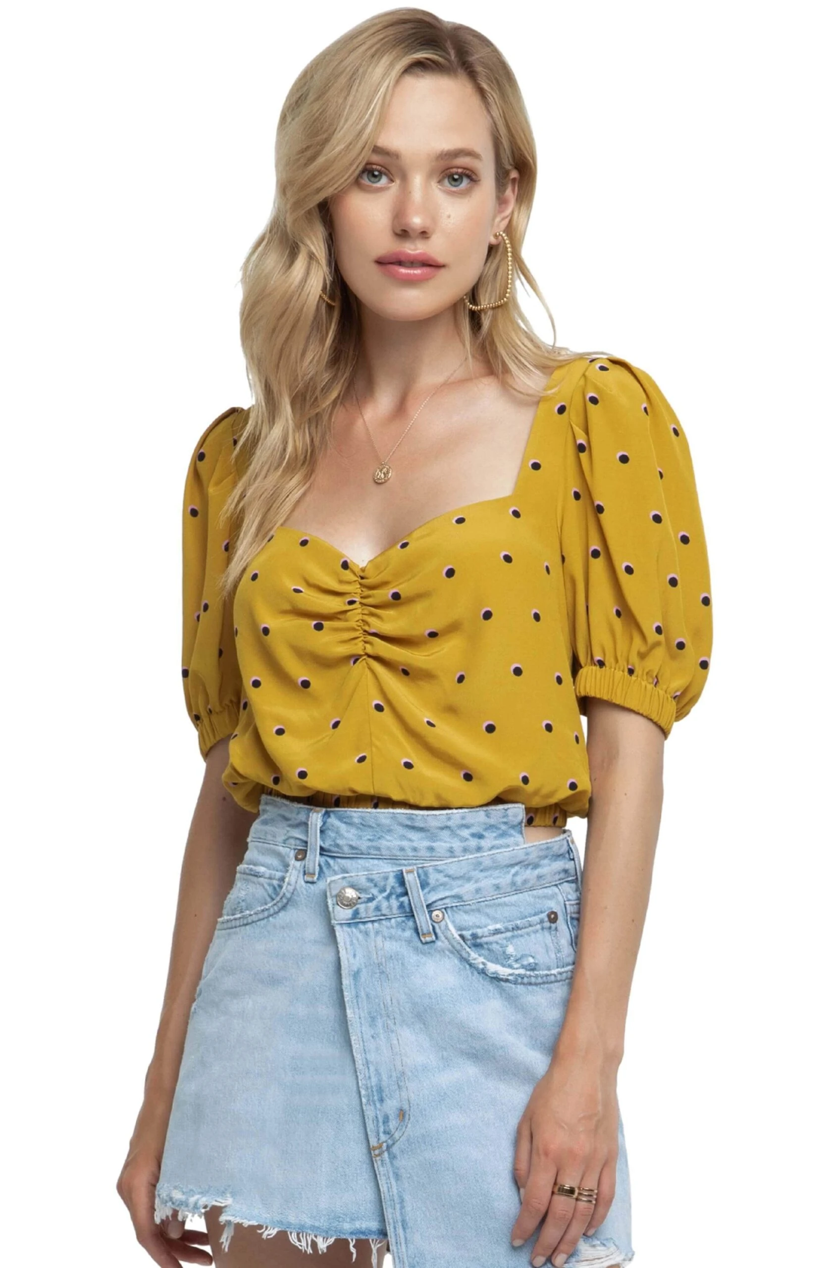 Drew Polka Dot Crop Top 3 Drew Polka Dot Crop Top