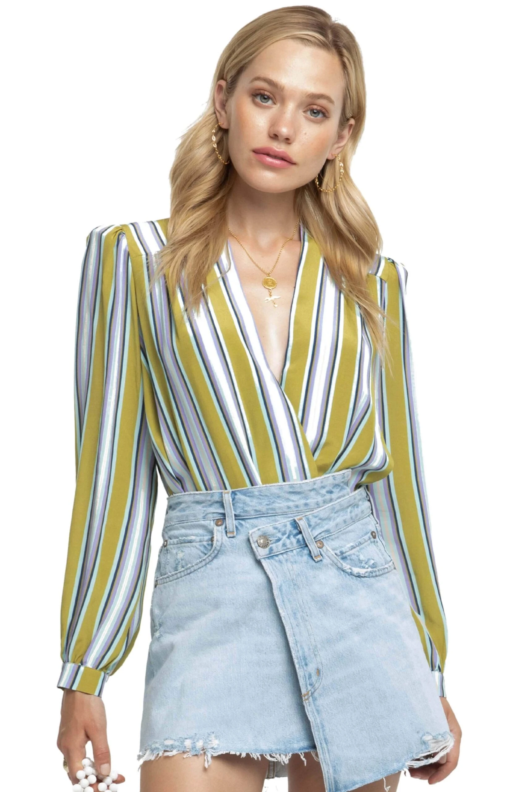 Quinn Striped Bodysuit 3 Quinn Striped Bodysuit