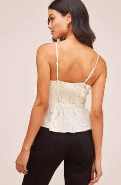 Judi Print Top -Outlet Cozi Luxe Store ACT15399B BALLET SKETCH 5A