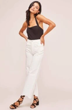 Shelley Halter Bodysuit -Outlet Cozi Luxe Store ACT15417 BLACK 4A