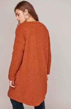 Fauna Coat (Sold Out) -Outlet Cozi Luxe Store ACT15455 RUST 4A e0cba136 fae4 4286 b91e f529097b8fae