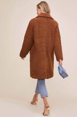 Freddie Coat -Outlet Cozi Luxe Store ACT15475 CHESTNUT 6