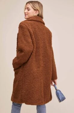 Freddie Coat -Outlet Cozi Luxe Store ACT15475 CHESTNUT 7