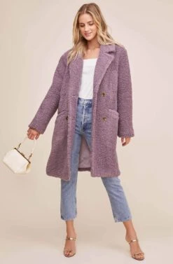 Freddie Coat -Outlet Cozi Luxe Store ACT15475 LAVENDER 2