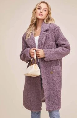 Freddie Coat -Outlet Cozi Luxe Store ACT15475 LAVENDER 3