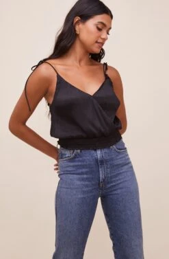 Astrid Top -Outlet Cozi Luxe Store ACT15525 BLACK 2