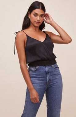 Astrid Top -Outlet Cozi Luxe Store ACT15525 BLACK 3