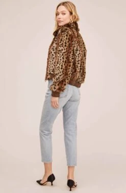 Remy Leopard Jacket -Outlet Cozi Luxe Store ACT15588 LEOPARD SHADOW 4