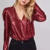 Shimmy Metallic Bodysuit