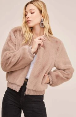 Frankie Jacket -Outlet Cozi Luxe Store ACT15605 TAUPE 2