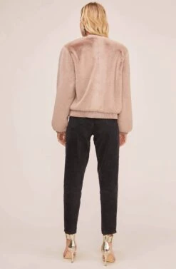 Frankie Jacket -Outlet Cozi Luxe Store ACT15605 TAUPE 4