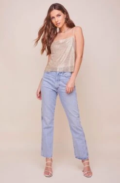 Disco Chainmail Cowl Neck Top -Outlet Cozi Luxe Store ACT15621 GOLD 1 010c8256 971d 462d 8078 dad13149f62b