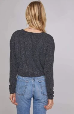 Boogie Down Wrap Top -Outlet Cozi Luxe Store ACT15696 RAINBOW METALLIC 4