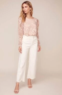 Outlet Cozi Luxe Store -Outlet Cozi Luxe Store ACT15779 BLUSH FLORAL JACQUARD 1