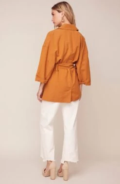 Gemini Jacket -Outlet Cozi Luxe Store ACT15827 CARAMEL 4