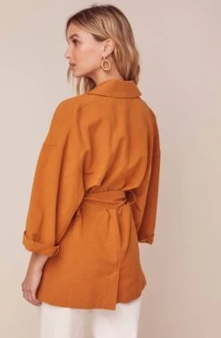 Gemini Jacket -Outlet Cozi Luxe Store ACT15827 CARAMEL 5