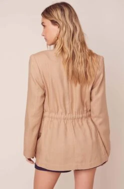 Forte Khaki Jacket -Outlet Cozi Luxe Store ACT15862 KHAKI 5