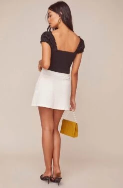 Gigi Crop Top -Outlet Cozi Luxe Store ACT15879 BLACK 3