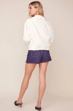 En Route Jacket -Outlet Cozi Luxe Store ACT15885 WHITE 4