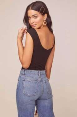 Jessa Bodysuit 11 Jessa Bodysuit -Outlet Cozi Luxe Store ACT15933 BLACK 4