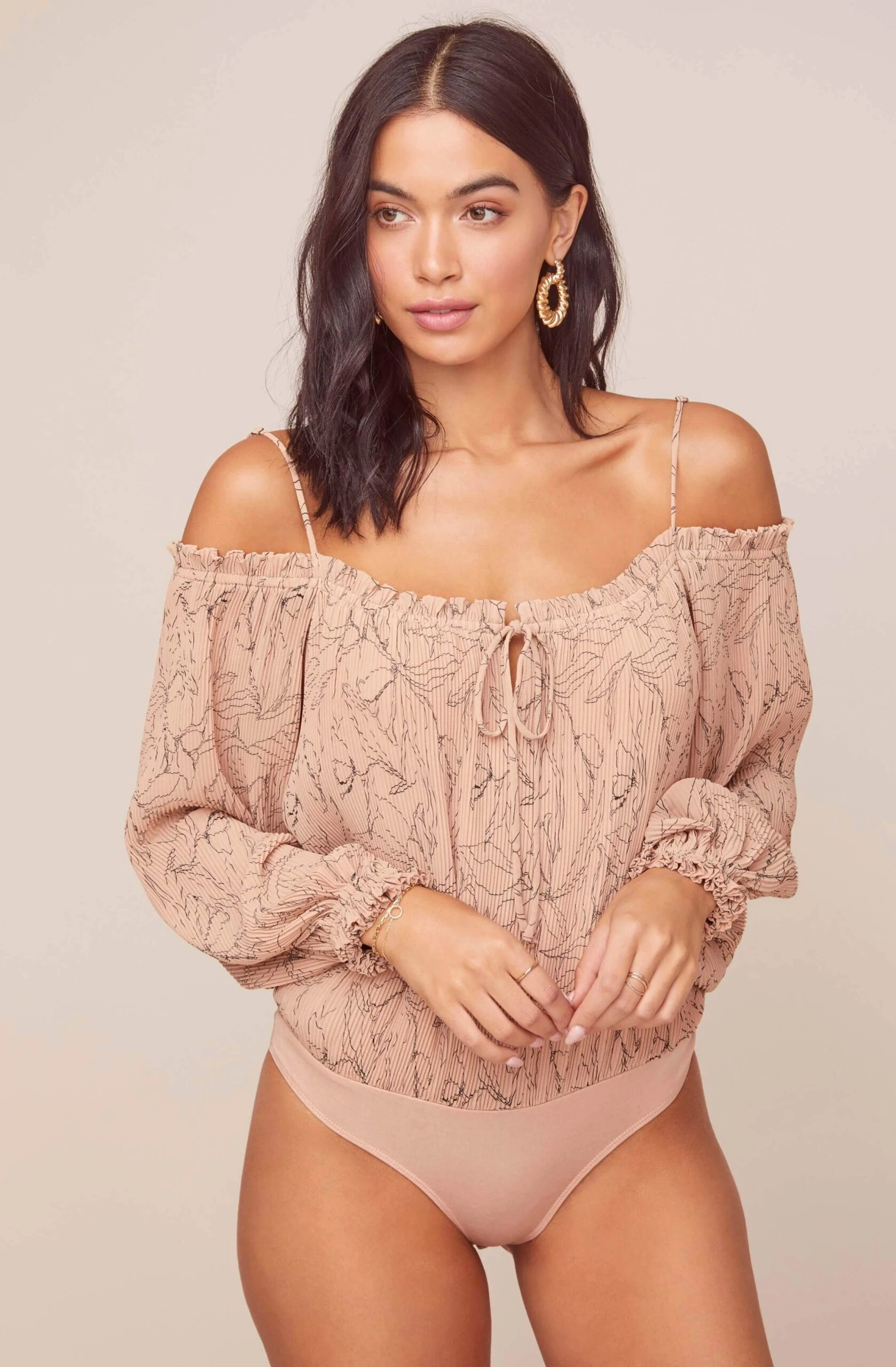 Nirvana Floral Off Shoulder Bodysuit 5 Nirvana Floral Off Shoulder Bodysuit - Image 3