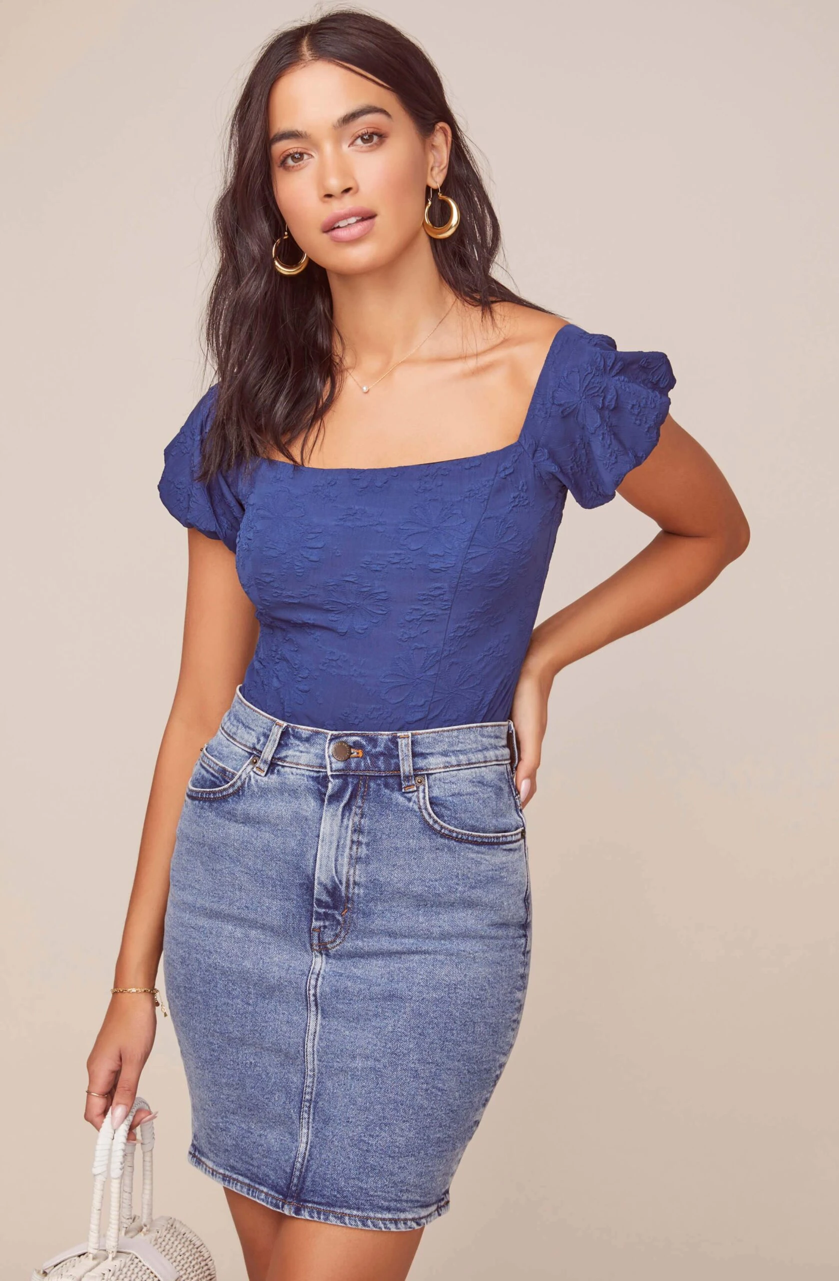 Aegean Puff Sleeve Bodysuit 3 Aegean Puff Sleeve Bodysuit