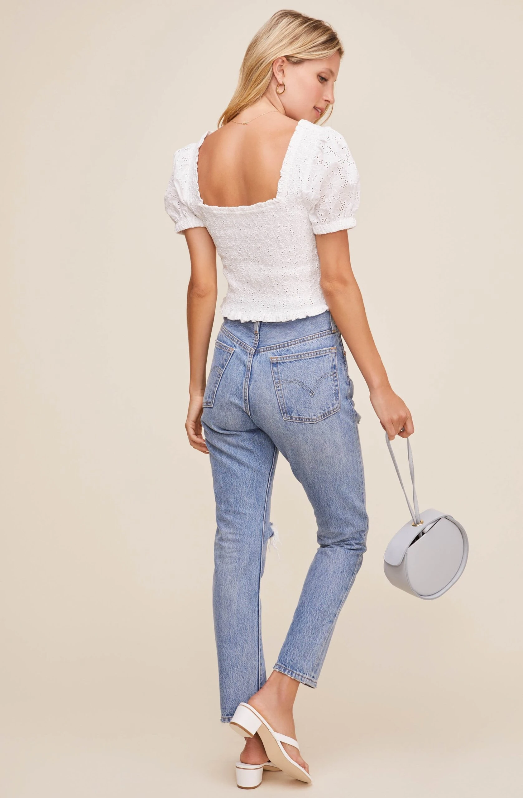 Hudson Puff Sleeve Smocked Top 5 Hudson Puff Sleeve Smocked Top - Image 3