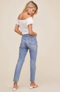 Bayou Crop Top -Outlet Cozi Luxe Store ACT15998C WHITE 3