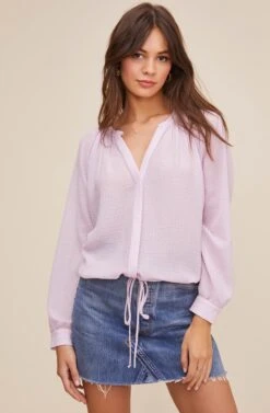 Bermuda Peasant Top 14 Bermuda Peasant Top -Outlet Cozi Luxe Store ACT16038 LILAC 2