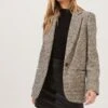 Harlow Houndstooth Oversized Blazer