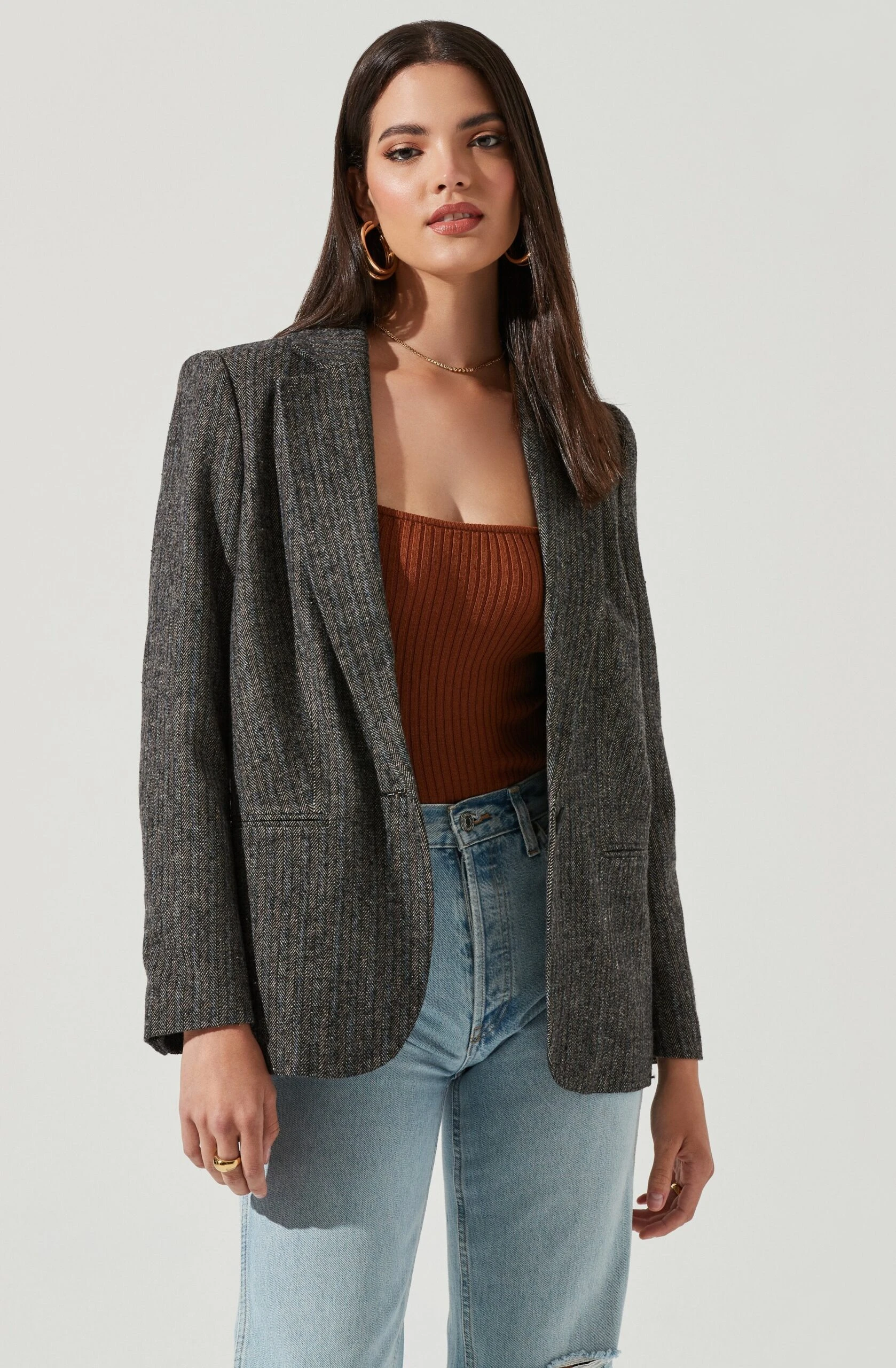 Harlow Herringbone Blazer 3 Harlow Herringbone Blazer