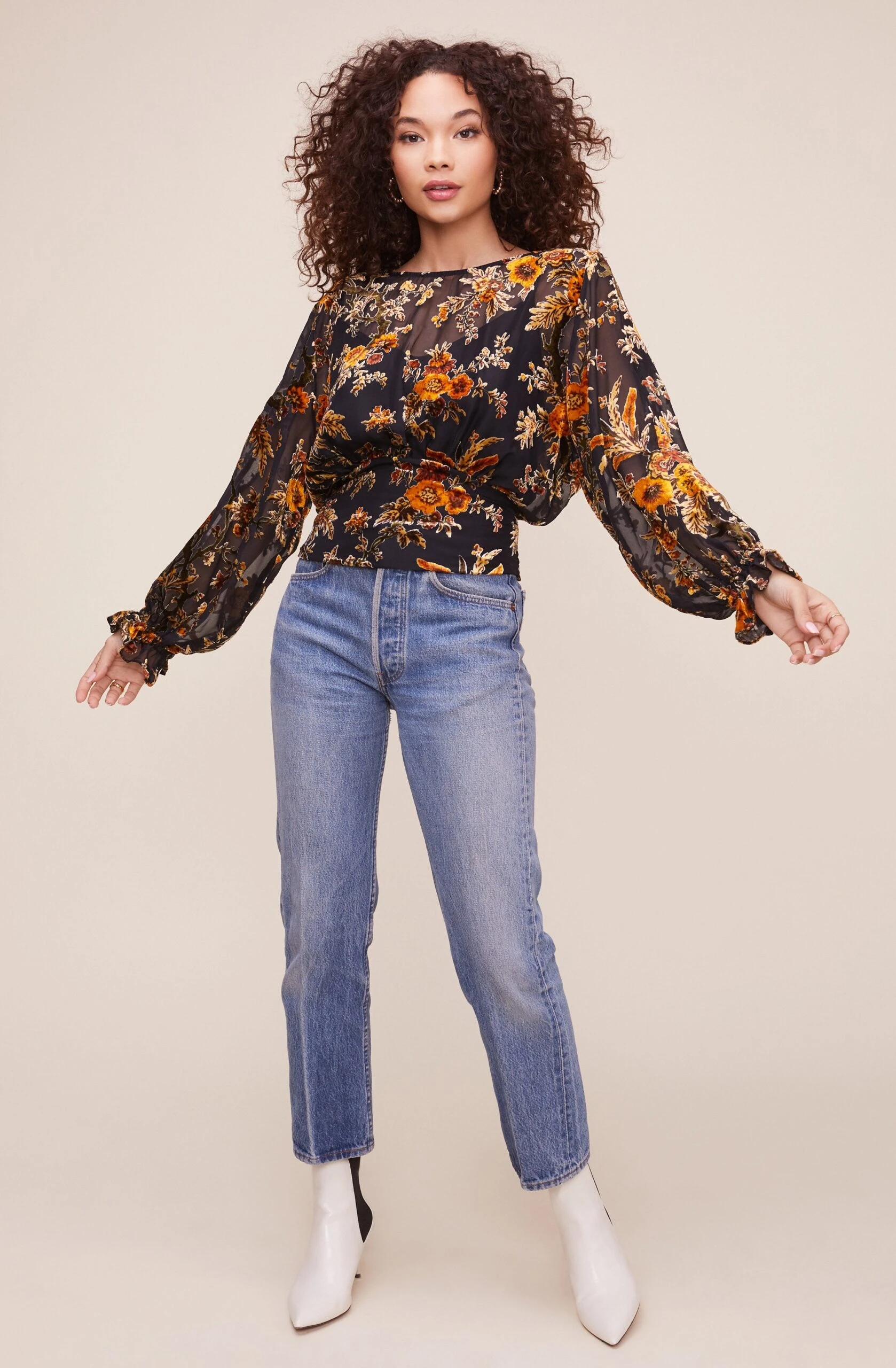 Nora Floral Top 5 Nora Floral Top - Image 3