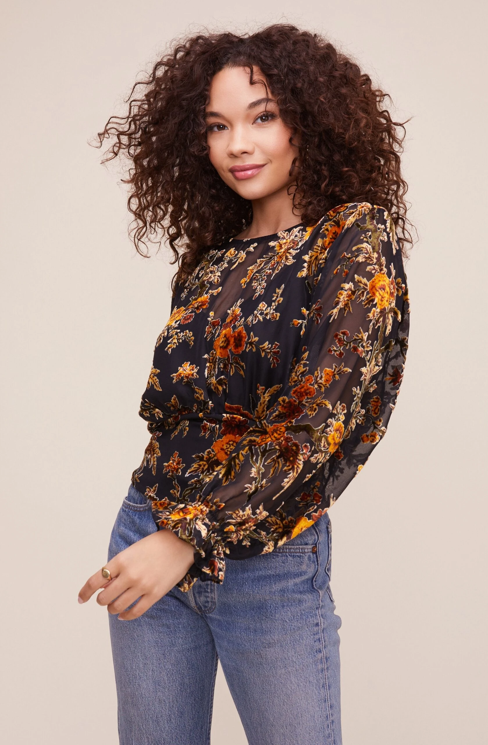 Nora Floral Top 4 Nora Floral Top - Image 2
