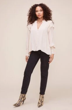 Rashida Top -Outlet Cozi Luxe Store ACT16240VG OAT 1