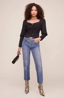 Renaissance Top 16 Renaissance Top -Outlet Cozi Luxe Store ACT16261 BLACK 1