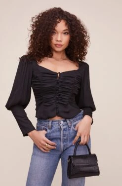 Renaissance Top 15 Renaissance Top -Outlet Cozi Luxe Store ACT16261 BLACK 2