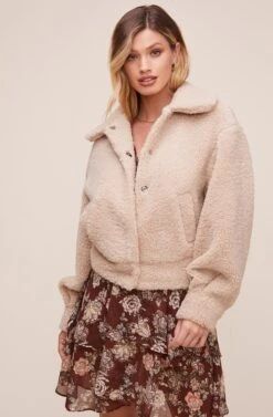 Marjorie Jacket -Outlet Cozi Luxe Store ACT16273 OATMEAL 1