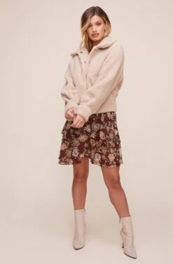 Marjorie Jacket -Outlet Cozi Luxe Store ACT16273 OATMEAL 2