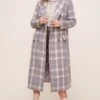 Raquel Plaid Coat -Outlet Cozi Luxe Store ACT16283 BLUE GRAY MULTI PLAID 9
