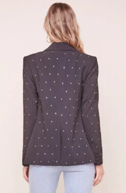 Maeve Embellished Blazer 10 Maeve Embellished Blazer -Outlet Cozi Luxe Store ACT16409 BLACKJEWEL 3 2