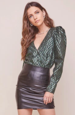 Belinda Jewel Tone Bodysuit