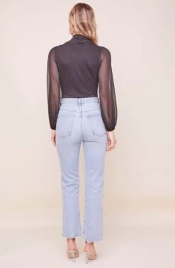 Cherish Wrap Front Bodysuit 10 Cherish Wrap Front Bodysuit -Outlet Cozi Luxe Store ACT16442 BLACK 3