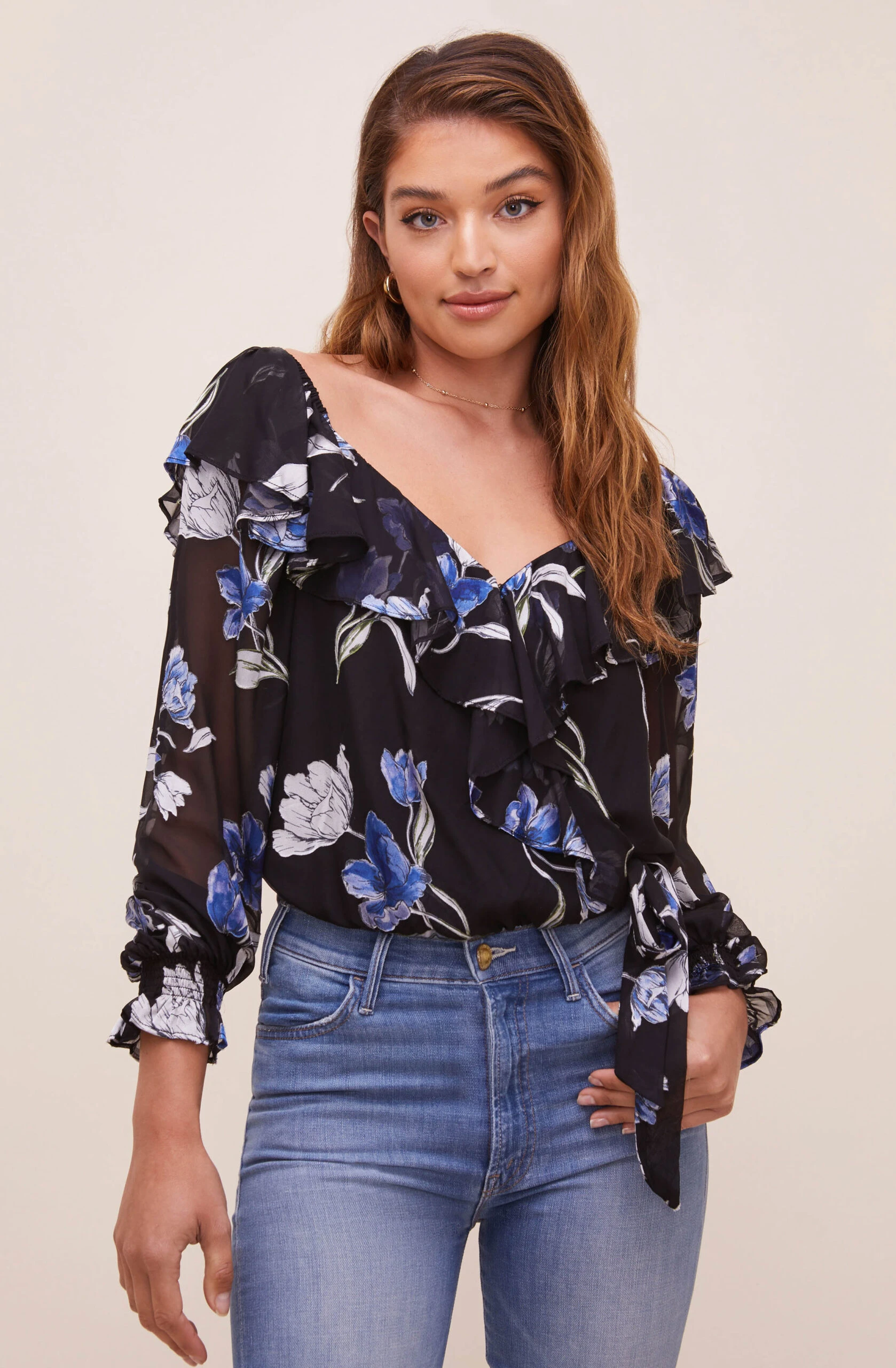 Persephone Floral Ruffle Bodysuit 4 Persephone Floral Ruffle Bodysuit - Image 2
