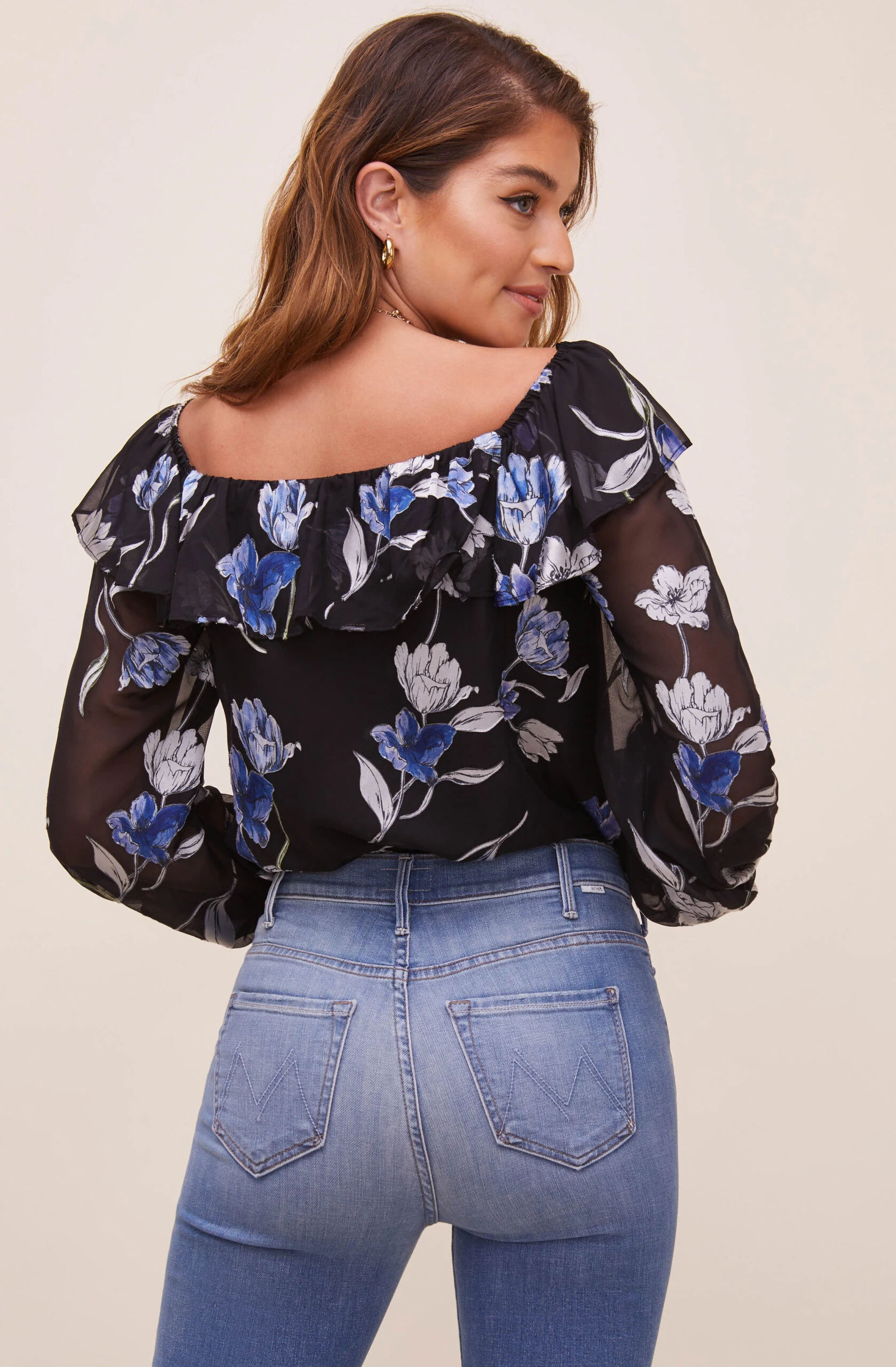 Persephone Floral Ruffle Bodysuit 8 Persephone Floral Ruffle Bodysuit - Image 6