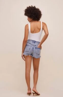 Cal Cutout Bodysuit -Outlet Cozi Luxe Store ACT16482 WHITE 5