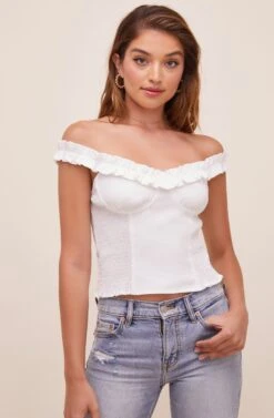 Tamaya Ruffle Smocked Top