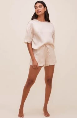 Valda Lounge Top 17 Valda Lounge Top -Outlet Cozi Luxe Store ACT16604 CHAMPAGNE 5