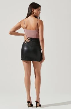 Nadia Sweetheart Bodysuit -Outlet Cozi Luxe Store ACT16686 HAZELNUT 3 NEW