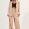Boyfriend Oversized Blazer -Outlet Cozi Luxe Store ACT16714B CAPPUCCINO 1
